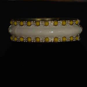 Banana Republic 1990's Hinged Enamel Bracelet